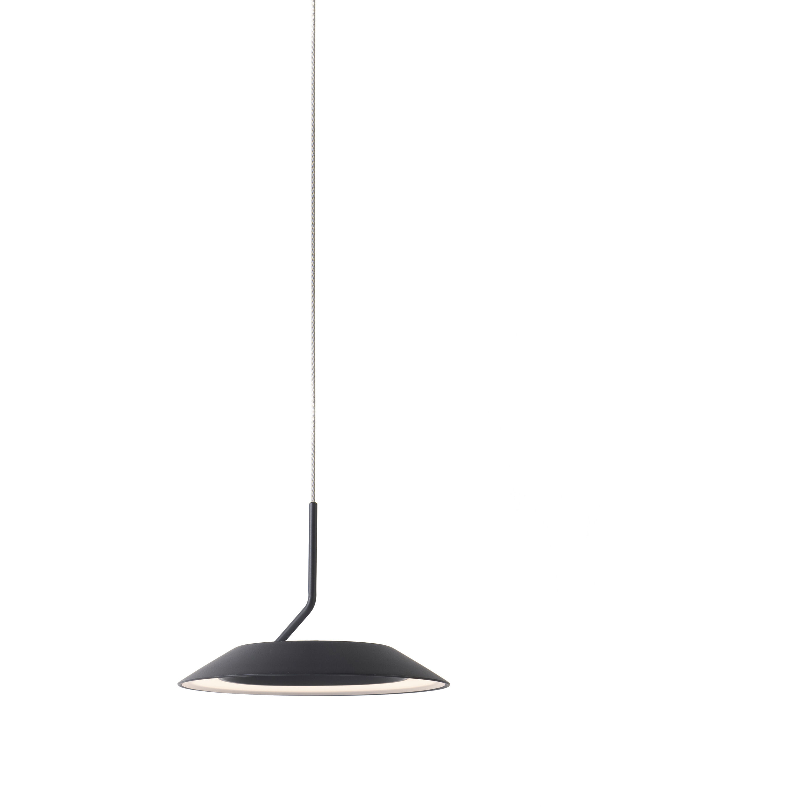 Royyo LED 6.5 inch Matte black Pendant Ceiling Light